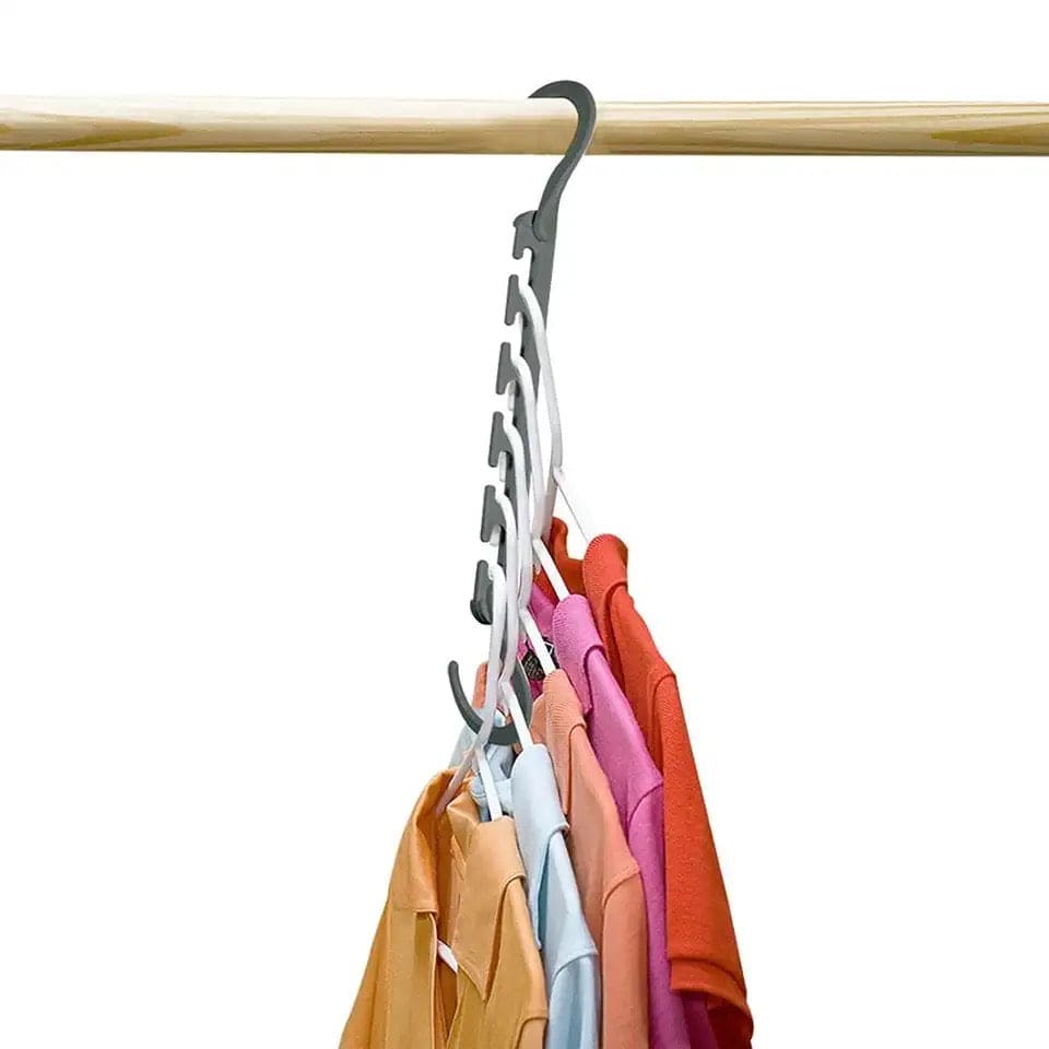 Pack Of 8 Wonder Hanger, Multifunctional Magic Hangers, Plastic Scarf Cabinet Storage Hangers For Clothes, Multi Port Clothing Rack, Clothes Closet Organizer Pack Of 8 Wonder Hanger, Multifunctional Magic Hangers, Plastic Scarf Cabinet Storage Hangers For Clothes, Multi Port Clothing Rack, Clothes Closet Organizer